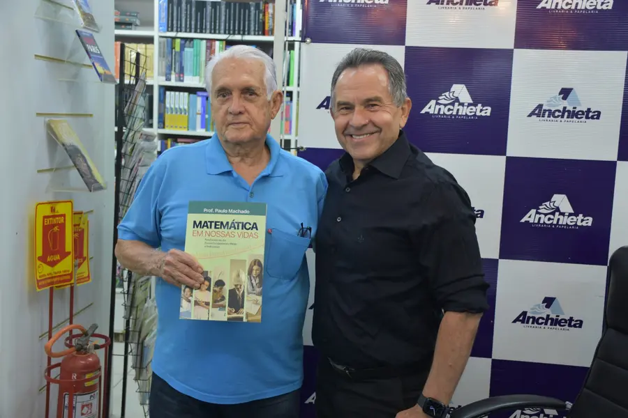 Empresário Paulo Machado Lançou o Livro, Matemática em nossas vidas
