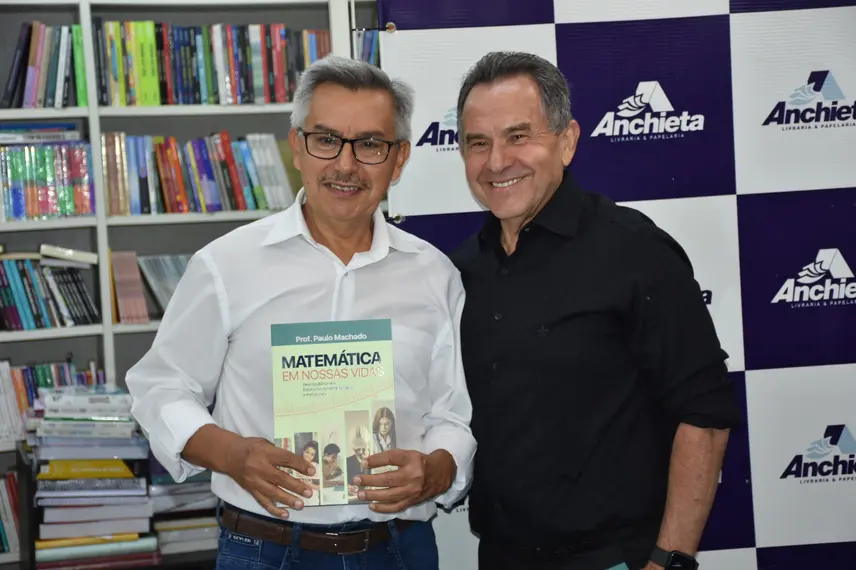 Empresário Paulo Machado Lançou o Livro, Matemática em nossas vidas