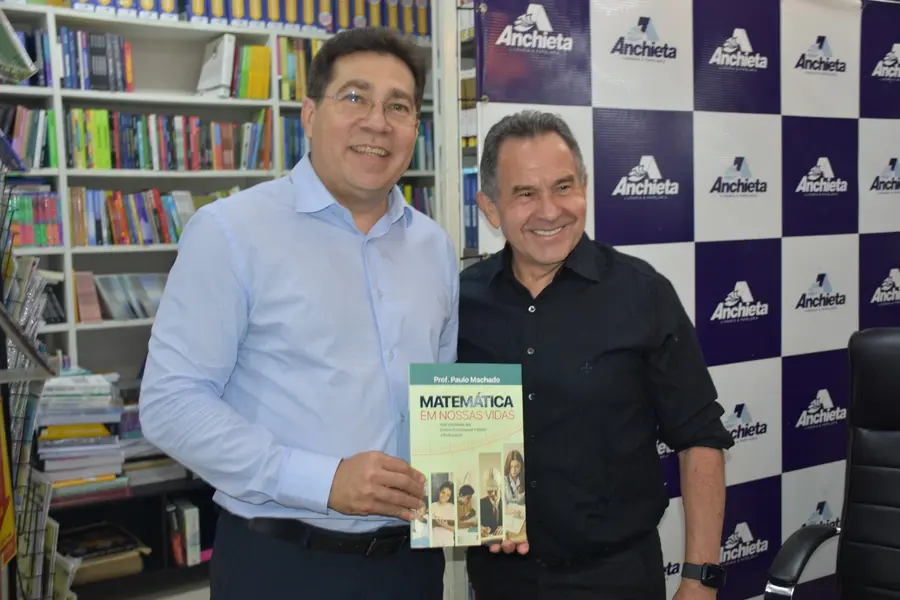 Empresário Paulo Machado Lançou o Livro, Matemática em nossas vidas