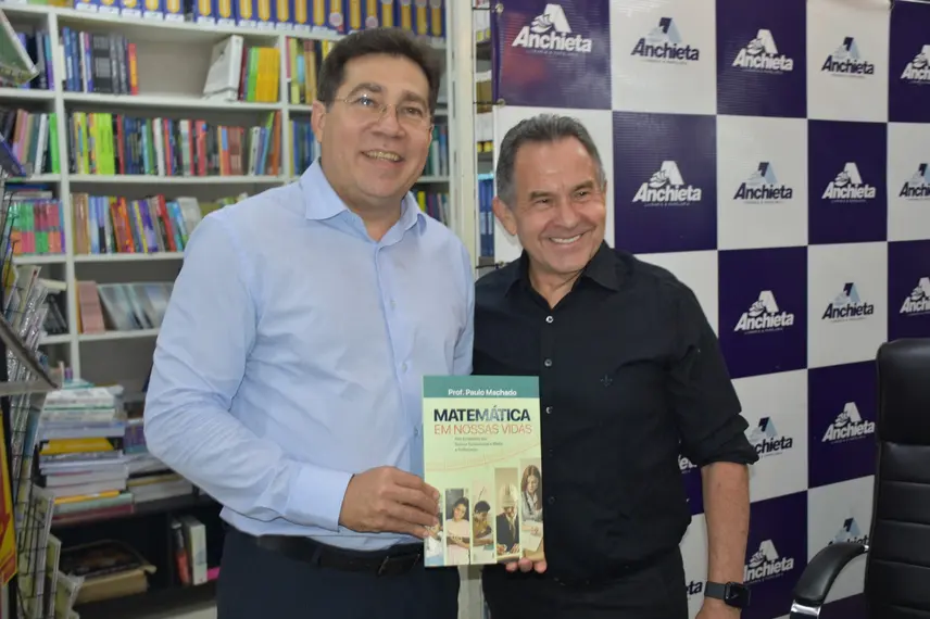 Empresário Paulo Machado Lançou o Livro, Matemática em nossas vidas