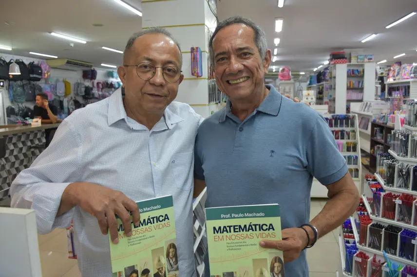 Empresário Paulo Machado Lançou o Livro, Matemática em nossas vidas