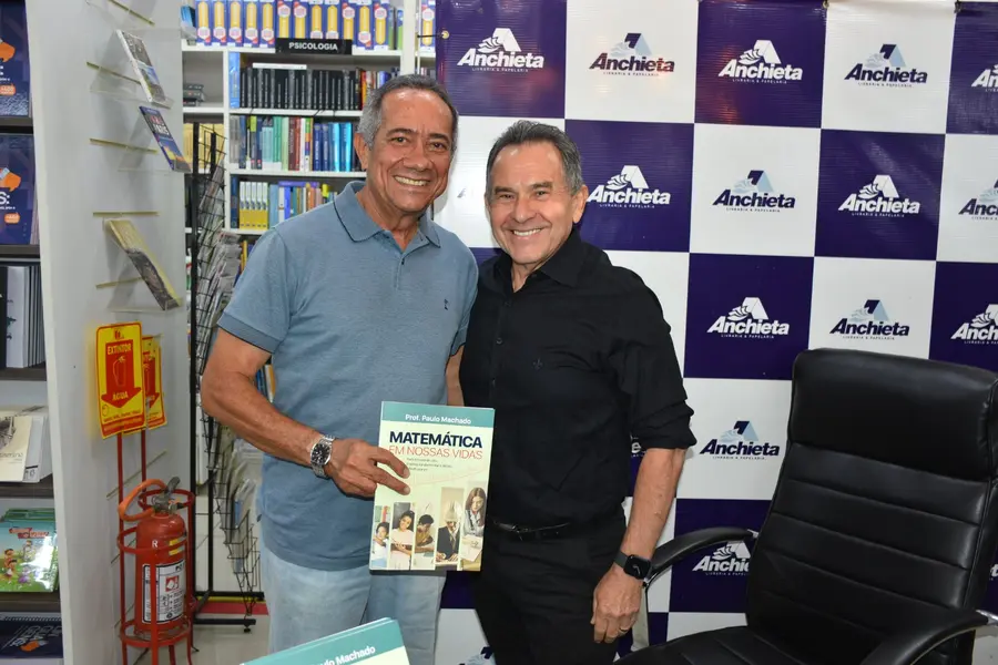 Empresário Paulo Machado Lançou o Livro, Matemática em nossas vidas