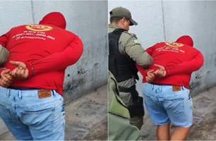 Entregador é preso com drogas e dinheiro na Vila Jerusalém, em Teresina (Foto: Reprodução)