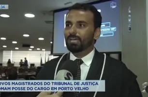 Ex-pedreiro toma posse como juiz do TJ-TO e agradece ao FIES (Foto: Reprodução)