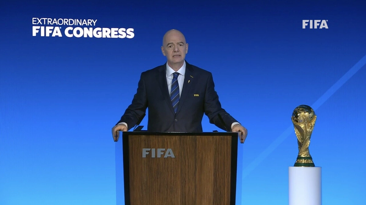 Gianni Infantino, presidente da Fifa