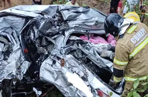 Grave acidente na BR-222 deixa criança e idosa mortos e vários feridos no Piauí (Foto: Reprodução)