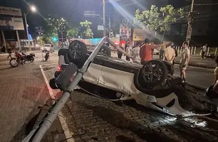 Grave acidente na zona Leste de Teresina deixa uma mulher morta e um homem ferido (Foto: Reprodução)