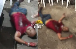 Homem é assassinado com tiros na frente de espetaria na zona Sul de Teresina (Foto: Reprodução)
