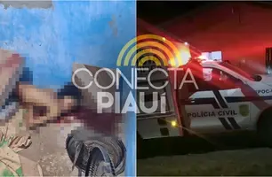Homem é brutalmente assassinado dentro de uma residência em Demerval Lobão (Foto: Repórter 12 / Conecta Piauí)