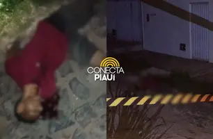 Homem é encontrado morto e com mãos algemadas na Vila do Avião em Teresina (Foto: Conecta Piauí)