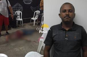 Homem é morto a tiros na frente de espetaria na zona Sul de Teresina (Foto: Reprodução)