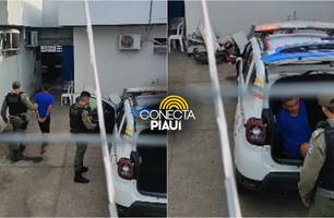 Homem é preso após roubar cordão do pescoço de idosa no centro de Teresina (Foto: Reprodução)