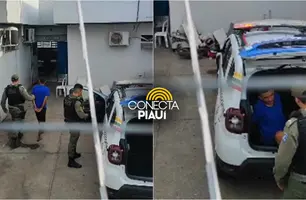 Homem é preso após roubar cordão do pescoço de idosa no centro de Teresina (Foto: Reprodução)