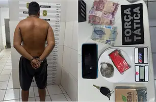 Homem é preso suspeito de tráfico de drogas em São Raimundo Nonato (Foto: Reprodução)