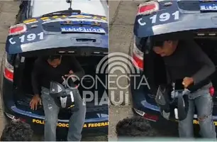 Homem foi preso por atraso no pagamento de pensão (Foto: Repórter 12 / Conecta Piauí)