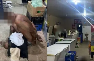 Homem tenta roubar comércio, dorme durante crime e é preso no Piauí (Foto: Reprodução)