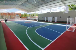 Inauguração da quadra CETI Maria Isaías de Jesus (Foto: Conecta Piauí)