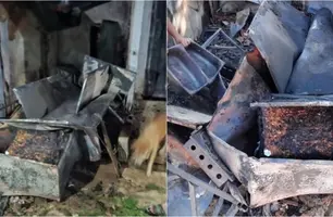 Incêndio destrói lanchonete em Piripiri e campanha é realizada para ajudar família (Foto: Reprodução / Piripiri Repórter)