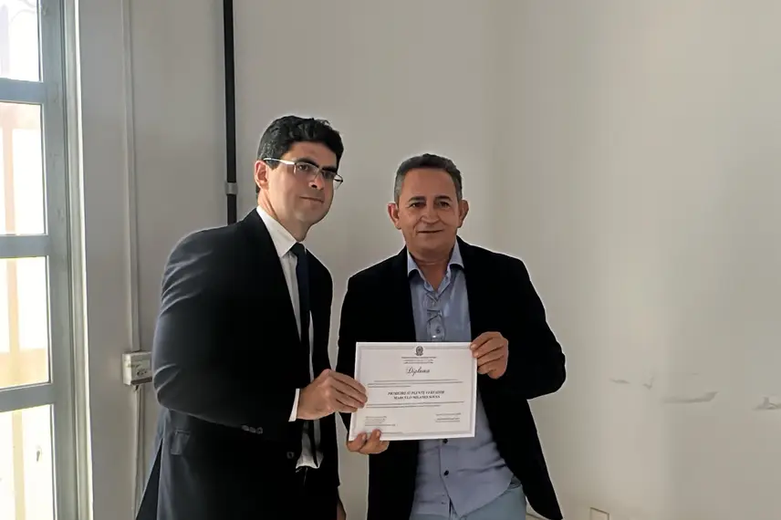 Joãozinho Manú (PSD), foi diplomado para o quarto mandato à frente da gestão municipal Joãozinho Manú (PSD), foi diplomado para o quarto mandato à frente da gestão municipal