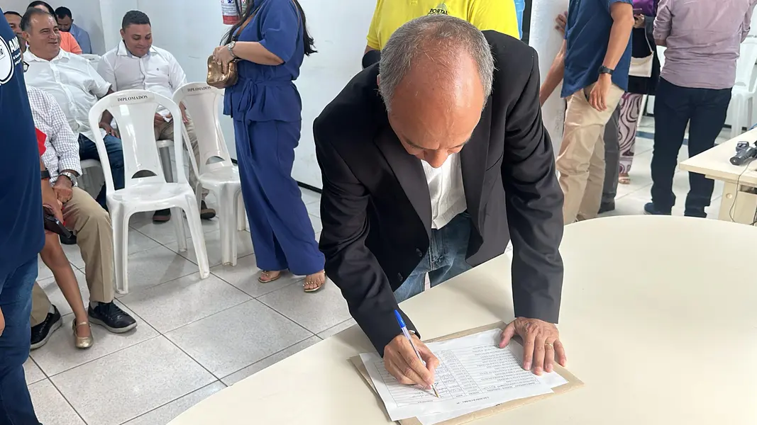 Joãozinho Manú (PSD), foi diplomado para o quarto mandato à frente da gestão municipal