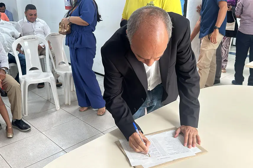 Joãozinho Manú (PSD), foi diplomado para o quarto mandato à frente da gestão municipal