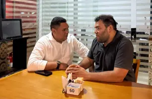 John Wallace e Fernando Lima reforçam compromisso e alinham ações (Foto: Reprodução/Rede Social)