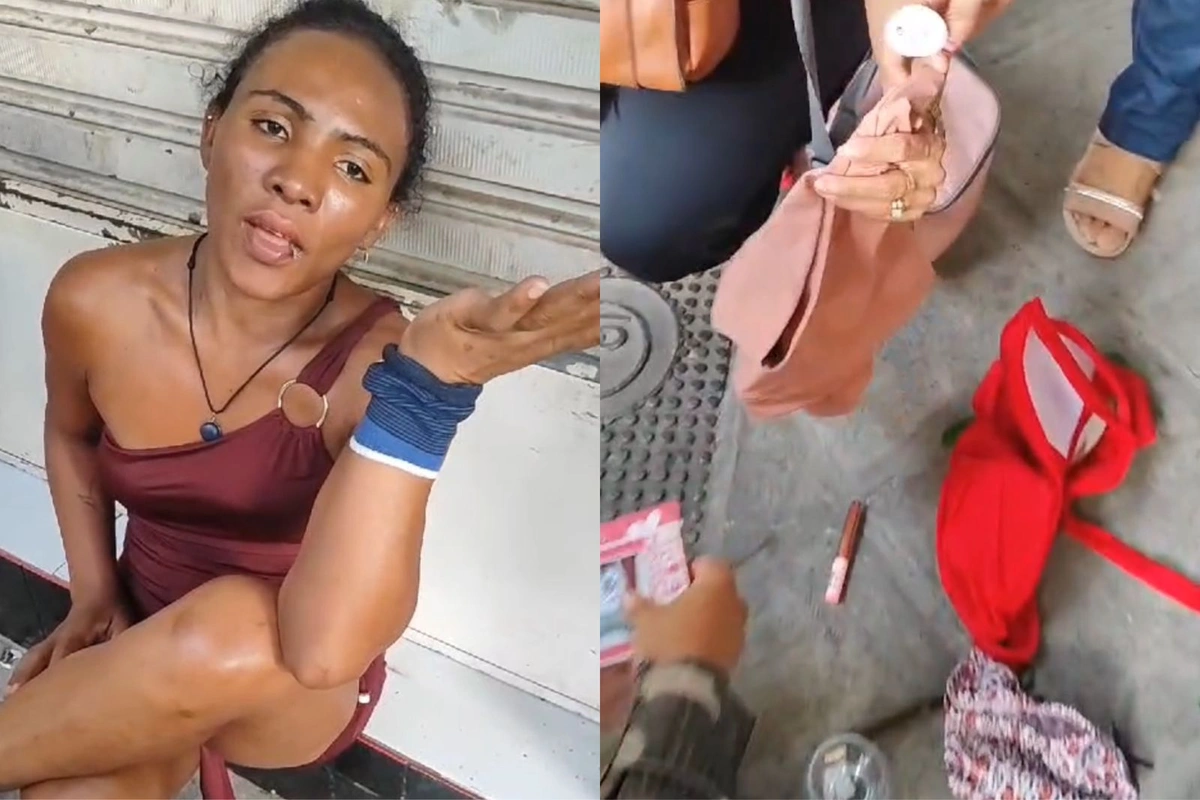 Lanceiras são flagradas roubando roupas escondendo nas partes íntimas em Teresina
