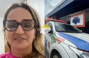 Mãe de aluno baleado por ex diz que filho sorriu e segue tratamento em Teresina (Foto: Reprodução/Conecta Piauí)
