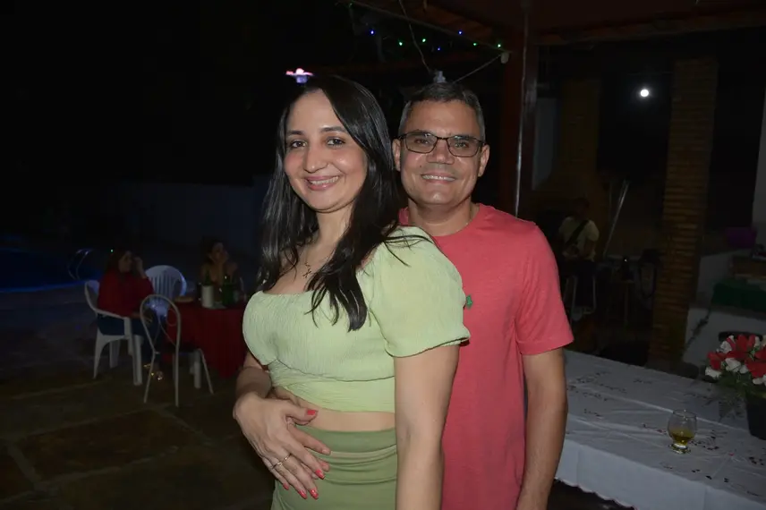 Médica Lúcia Vilela comemora confraternização Natalina no Sítio Vivelândia