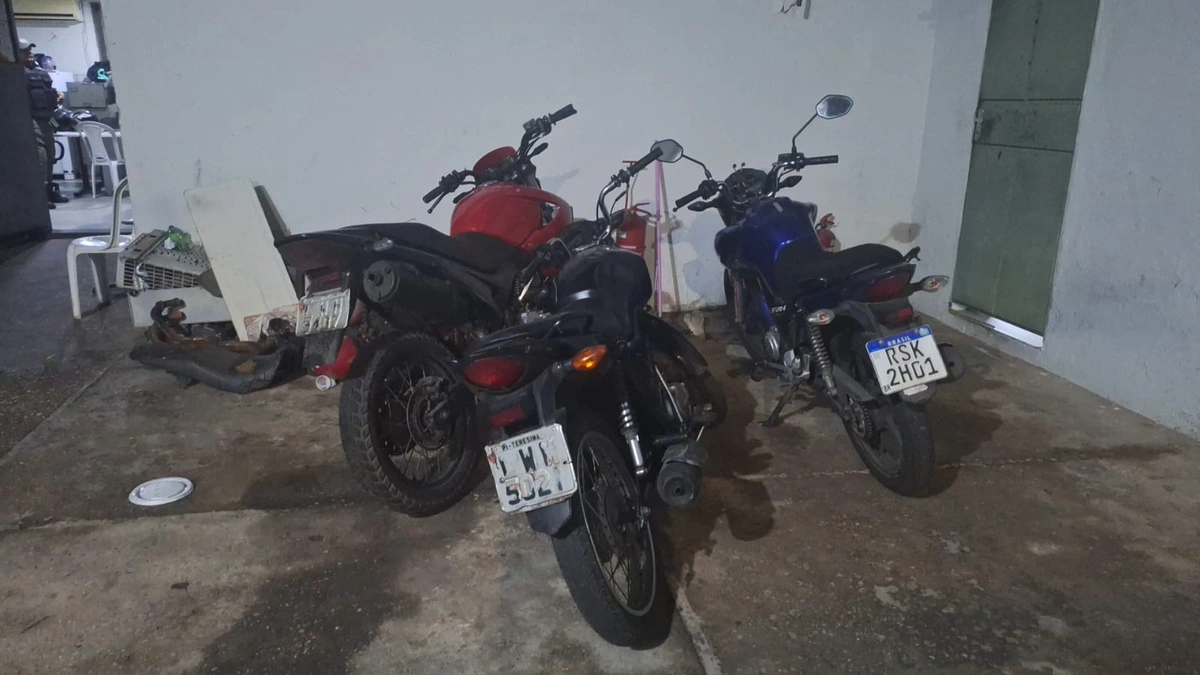 Motocicletas apreendidas