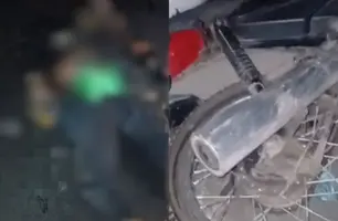 Motociclista morre ao colidir contra caminhão na BR-343, próximo a Altos (Foto: Reprodução)