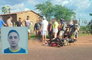Motociclista morre após colidir com caminhão-caçamba na zona Rural de Picos (Foto: Reprodução)