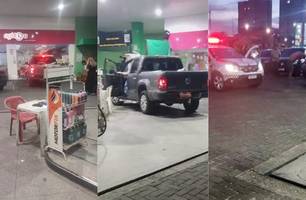 Motorista destrói loja de conveniência em Teresina após briga com clientes (Foto: Reprodução)