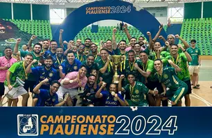 Piauiense de Futsal 2024: CAP é campeão na Arena Verdão (Foto: Divulgação)