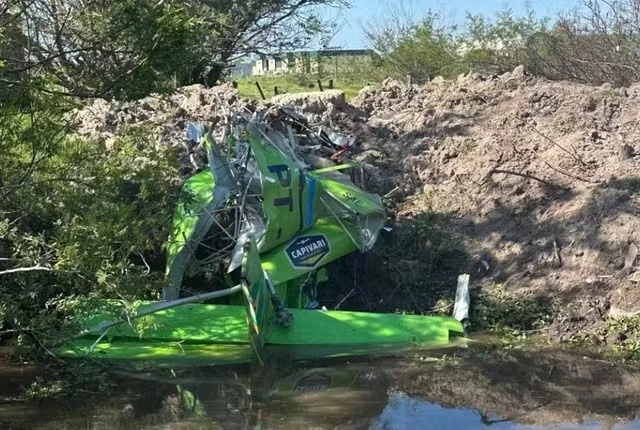 Piloto morre após queda de avião agrícola no litoral Norte do Rio Grande do Sul