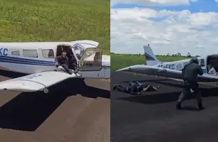 Polícia intercepta avião com 400 kg de cocaína em aeroporto de São Paulo (Foto: Reprodução)