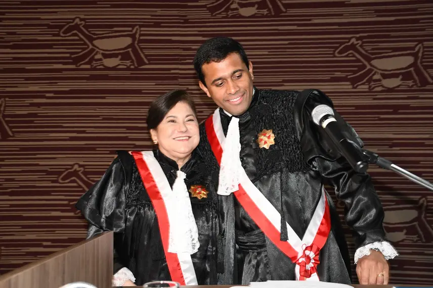 Posse do desembargador Téssio Torres na presidência do TRT-PI