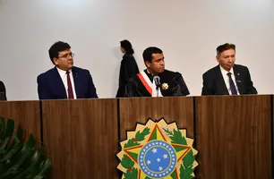 Posse do desembargador Téssio Torres na presidência do TRT-PI (Foto: Magal/ Conecta Piauí)