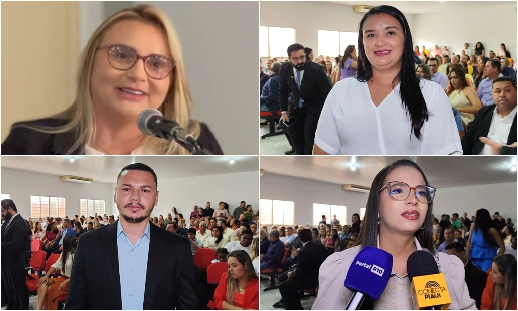 Prefeita, vice e vereadores eleitos em Lagoinha do Piauí são diplomados