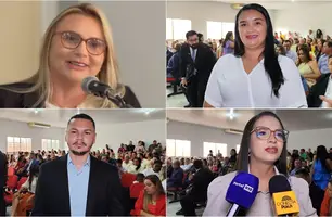 Prefeita, vice e vereadores eleitos em Lagoinha do Piauí são diplomados (Foto: Conecta Piauí)
