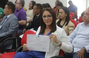 Prefeita, vice-prefeito e vereadores eleitos em Miguel Leão são empossados (Foto: Mikeias di Mattos/Conecta Piauí)