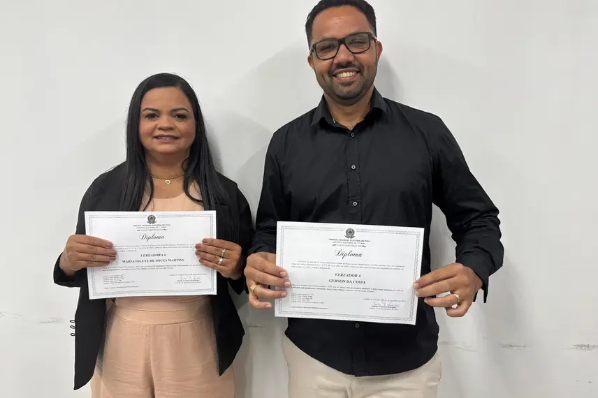 Prefeita, vice-prefeito e vereadores eleitos são diplomados em Cocal Telha