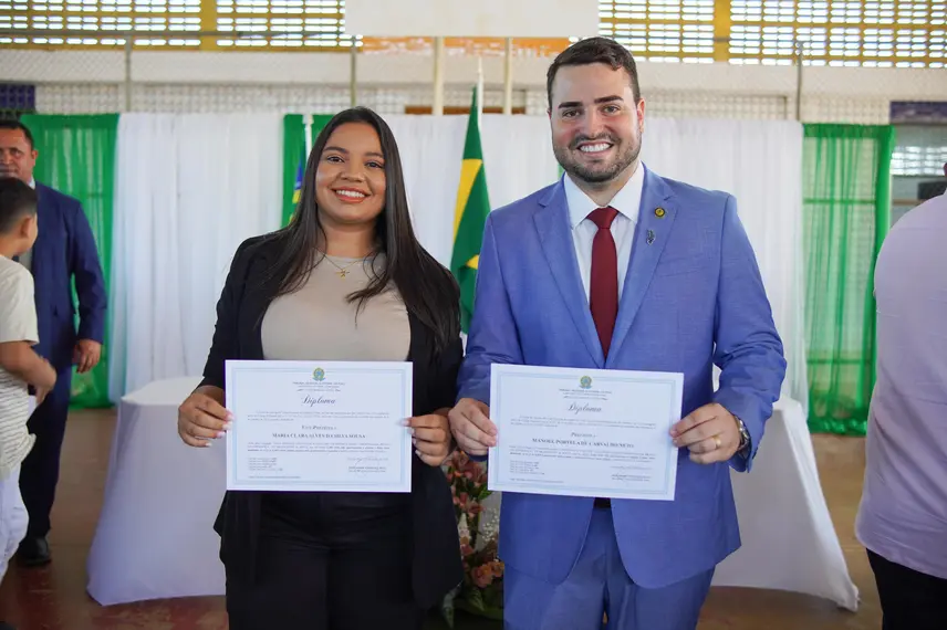 Prefeito Reeleito de Aroazes, Vice-Prefeita e Vereadores São Diplomados em Solenidade Oficial