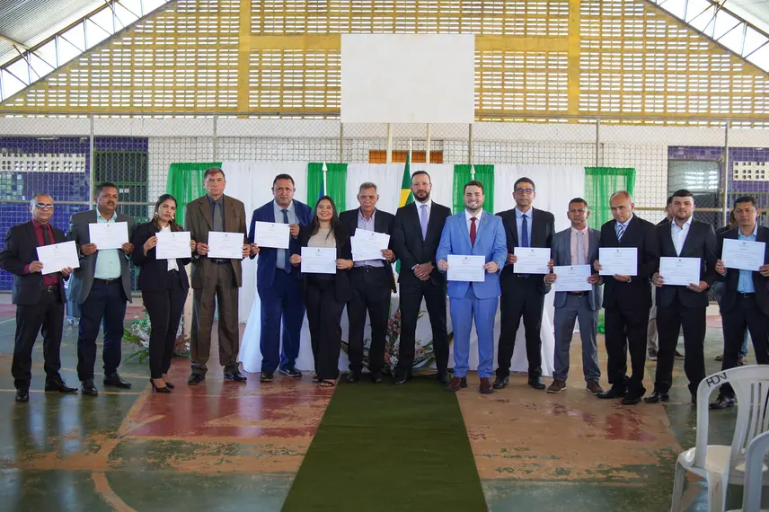 Prefeito Reeleito de Aroazes, Vice-Prefeita e Vereadores São Diplomados em Solenidade Oficial