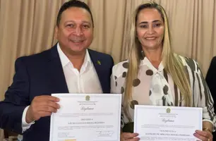 Prefeito reeleito, vice-prefeito e vereadores são diplomados em Alvorada do Gurguéia (Foto: Reprodução)
