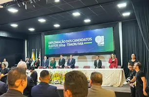 Prefeito, vice-prefeito e vereadores eleitos em Timon são diplomados (Foto: Conecta Piauí)