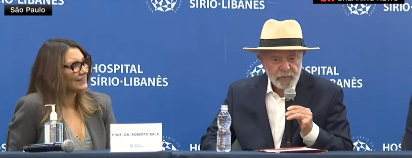 Presidente Lula se pronuncia pela primeira vez após cirurgia e diz estar tranquilo