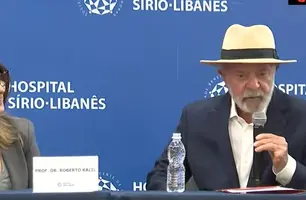 Presidente Lula se pronuncia pela primeira vez após cirurgia e diz estar tranquilo (Foto: Reprodução)