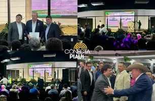 Rafael Fonteles homenageia grandes nomes do agronegócio piauiense durante Expoapi (Foto: Conecta Piauí)