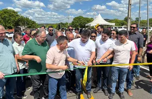 Rafael inaugura obras de infraestrutura rodoviária e segurança em Cocal dos Alves (Foto: Conecta Piauí)